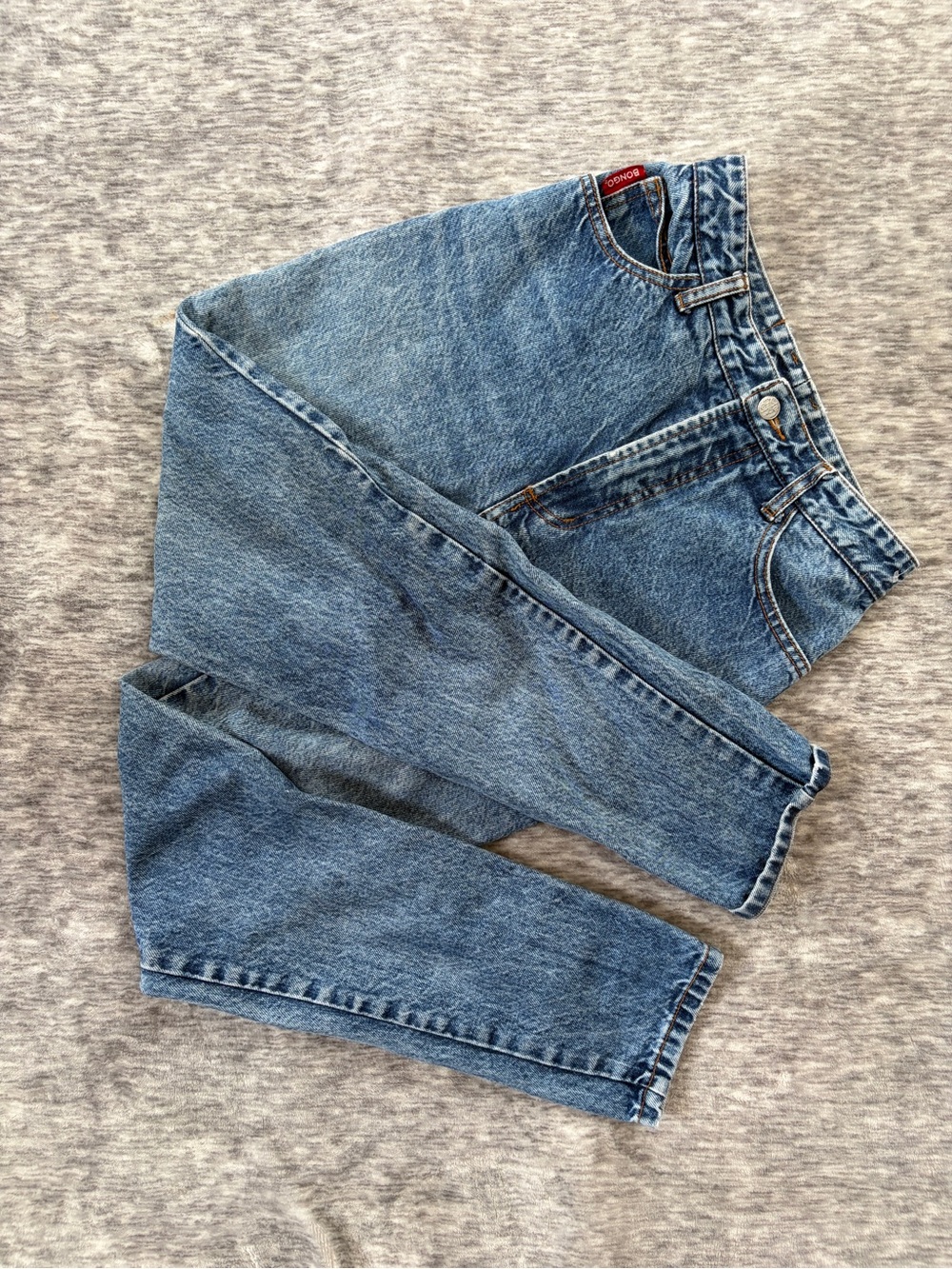 Vintage BONGO Jeans Made in USA High Rise Mom Jeans 80s 90s Denim